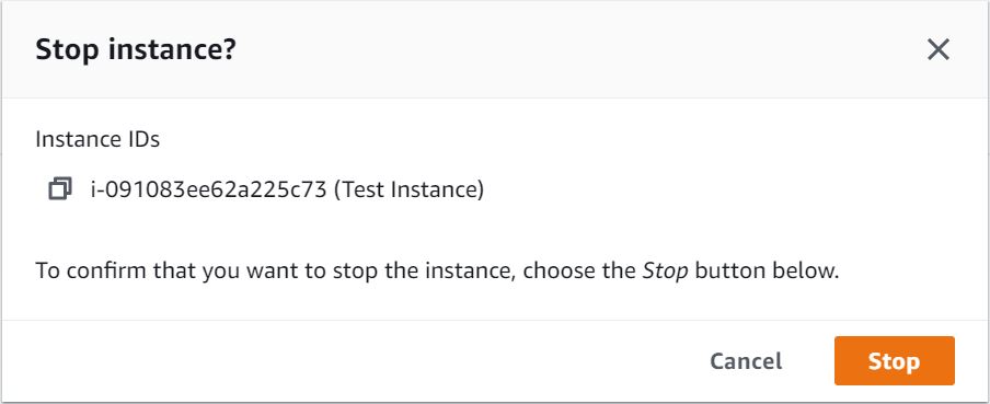 Stop Instance